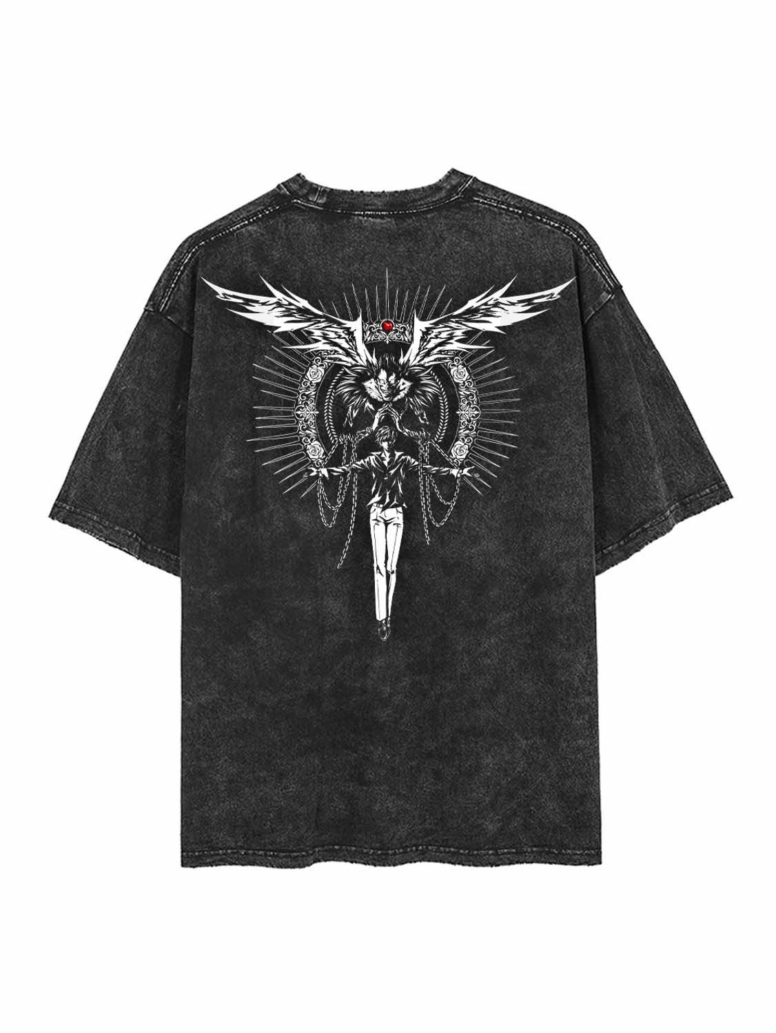 Ryuk x Light 2-seitiges Vintage-T-Shirt
