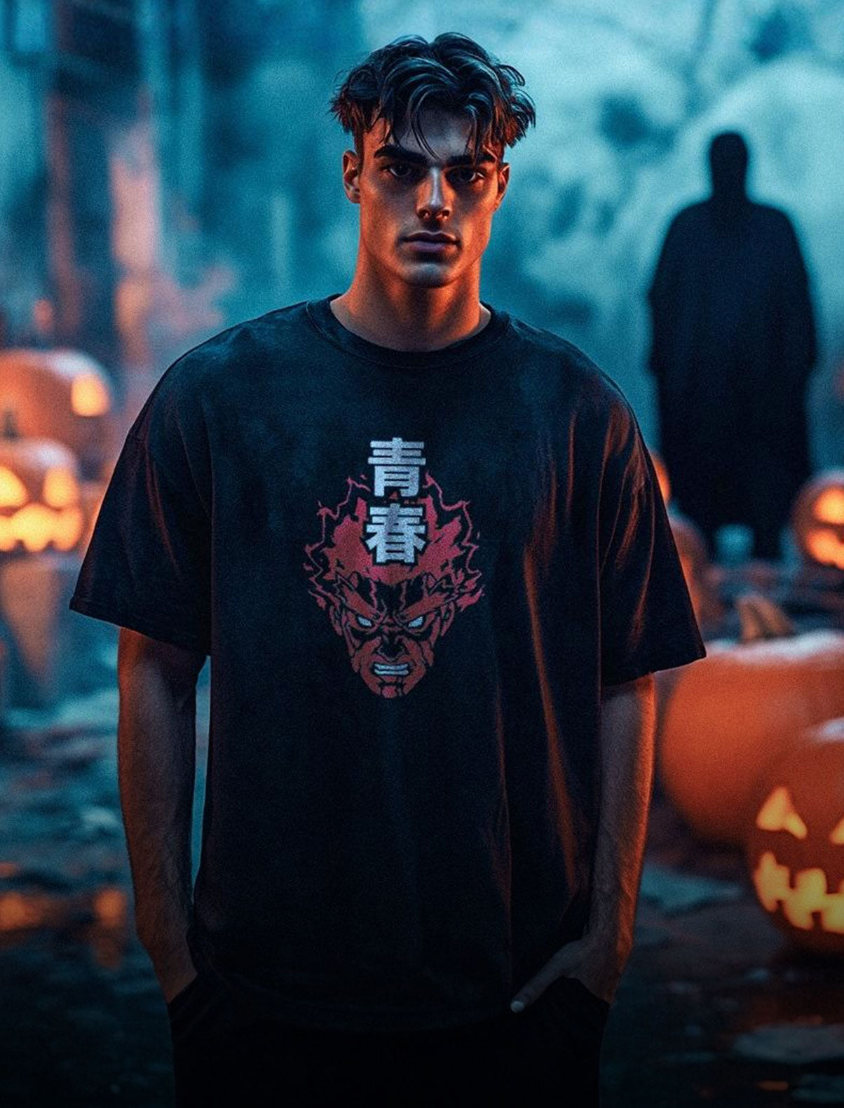 Might Guy Eighth Gate Vintage-T-Shirt