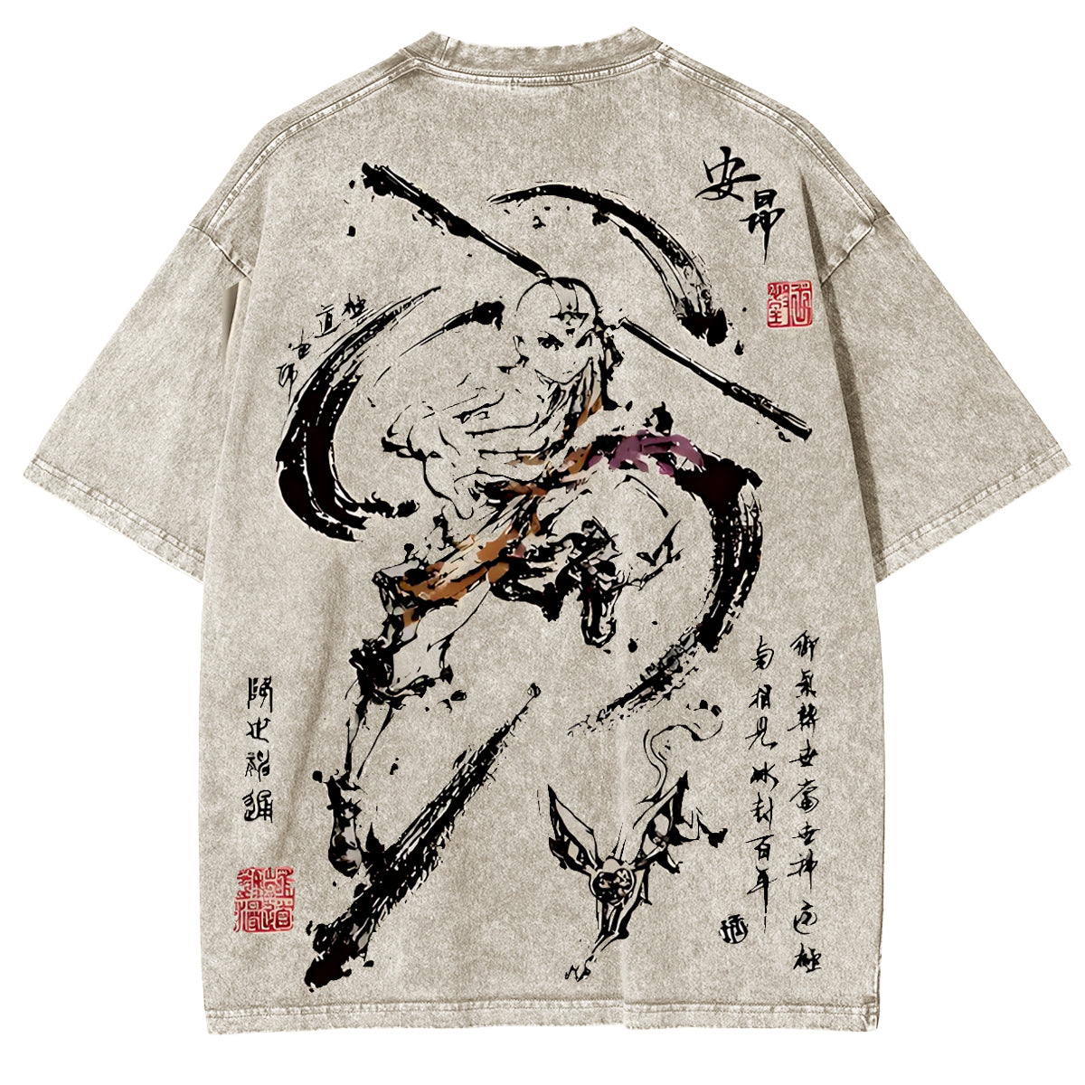 Aang-Shirt, Avatar: Der Herr der Elemente, animiertes Shirt, Vintage-T-Shirt, Herrenbekleidung, Top, Unterwäsche, T-Shirt