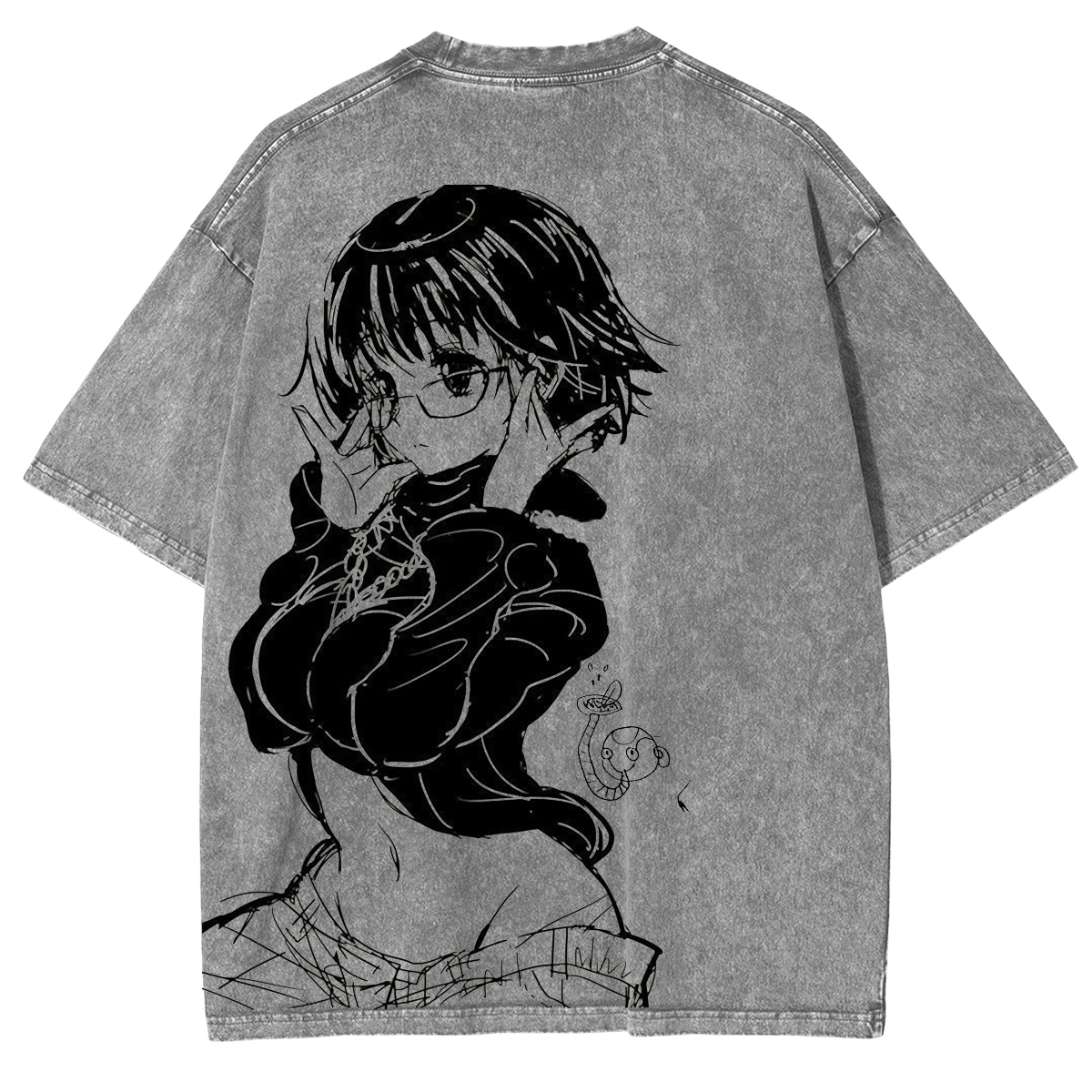 Shizuku Hunter x Hunter Vintage, gewaschenes Unisex-T-Shirt