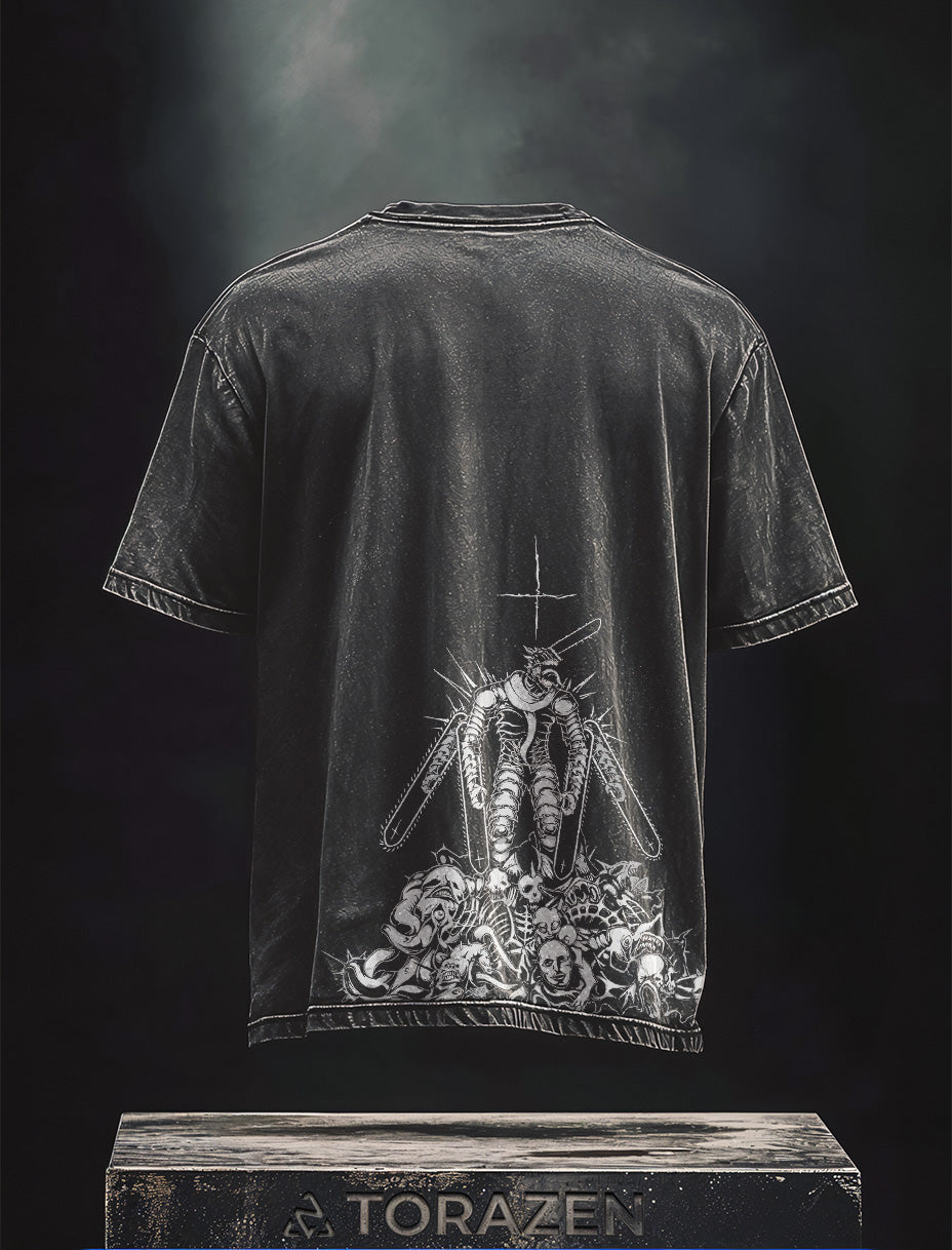 Denji Unleashed Vintage-T-Shirt