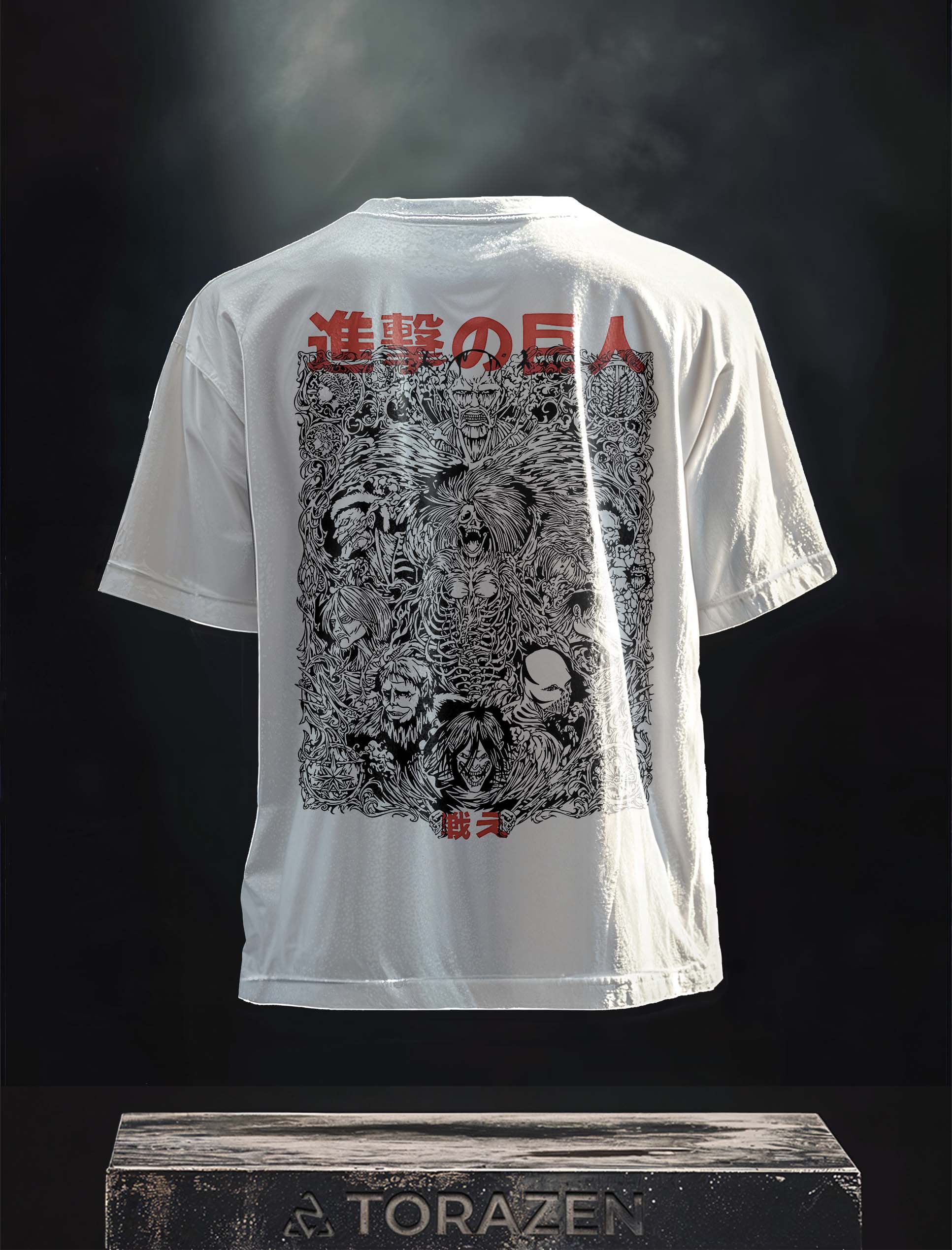 Attack on Titan: Walls Fall Vintage-T-Shirt