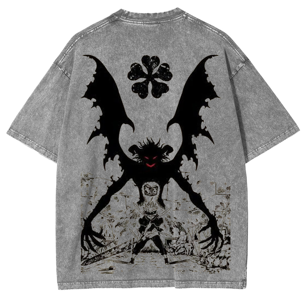 Black Clover Streetwear inspiriertes Anime T-Shirt