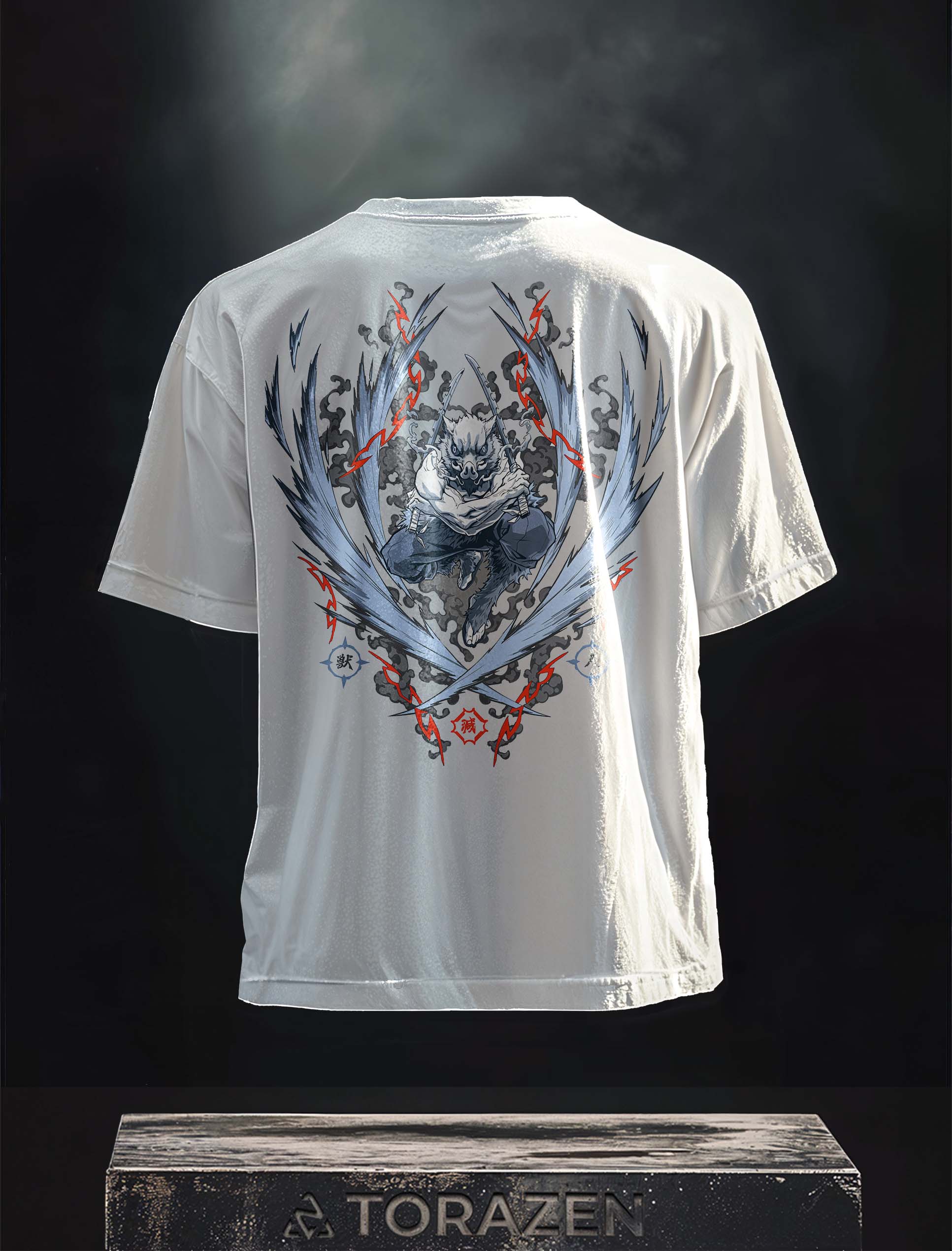 Vintage-T-Shirt „Inosuke Beast Breathing“