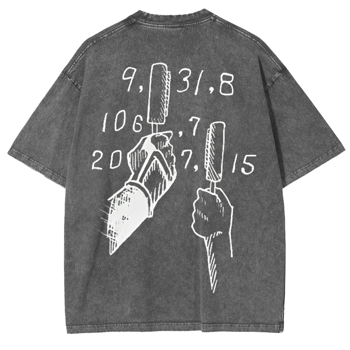 Jiraiya – Naruto Uzumaki Anime-T-Shirt, doppelt bedruckt, Vintage, gewaschen, Unisex