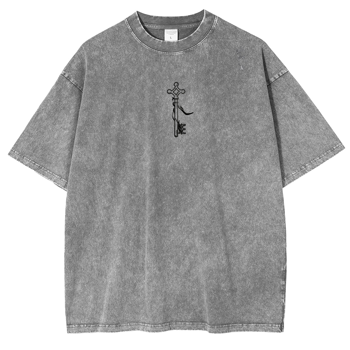 Attack on Titan, Eren Yeager, Vintage, gewaschenes Oversize-T-Shirt