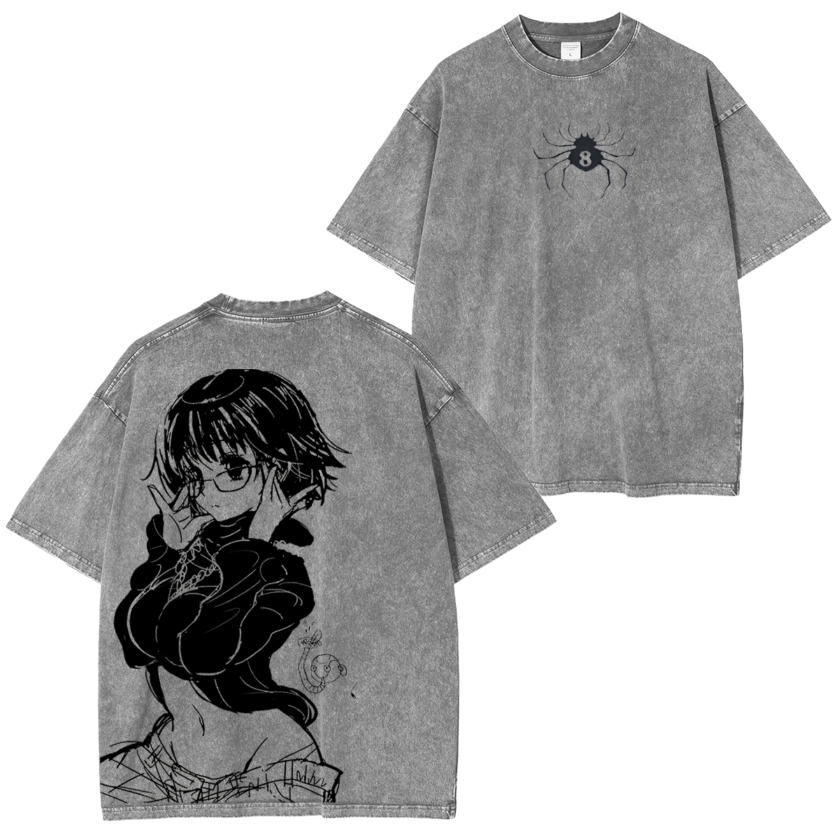 Shizuku Hunter x Hunter Vintage, gewaschenes Unisex-T-Shirt