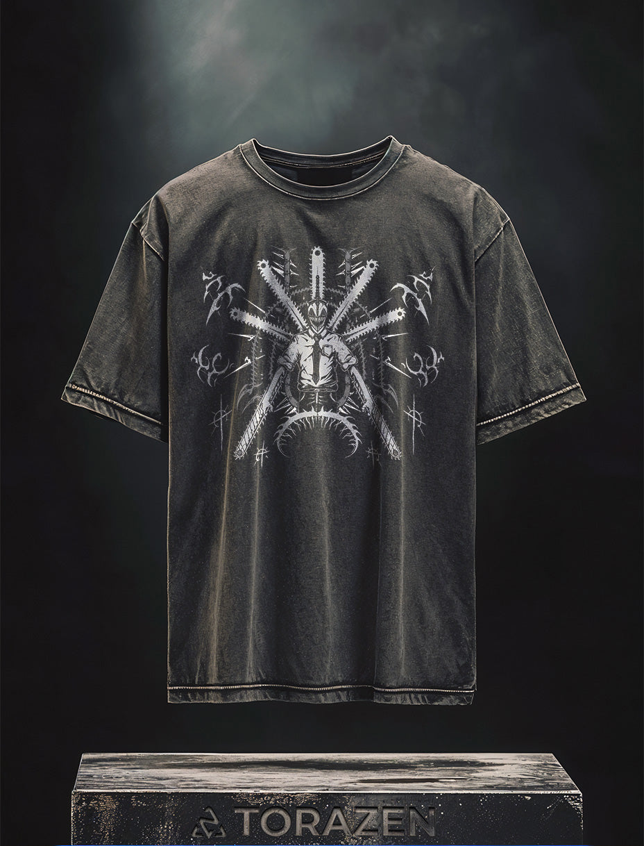 Denji Unleashed Vintage-T-Shirt