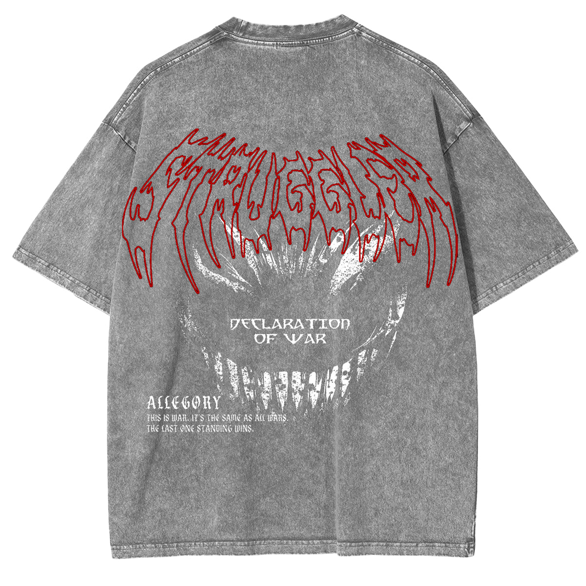 Berserk Acid Vintage Washed Oversize T-Shirt