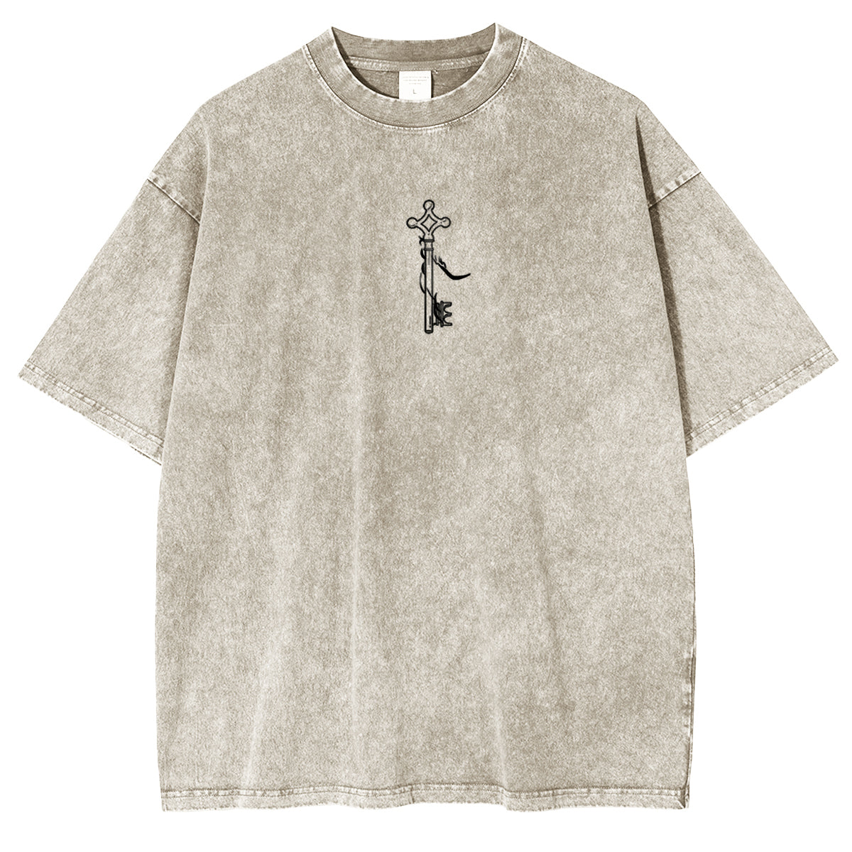 Attack on Titan, Eren Yeager, Vintage, gewaschenes Oversize-T-Shirt