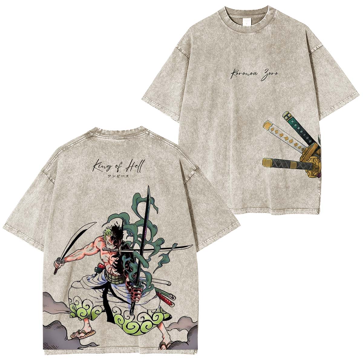One Piece Roronoa Zoro Anime T-Shirt