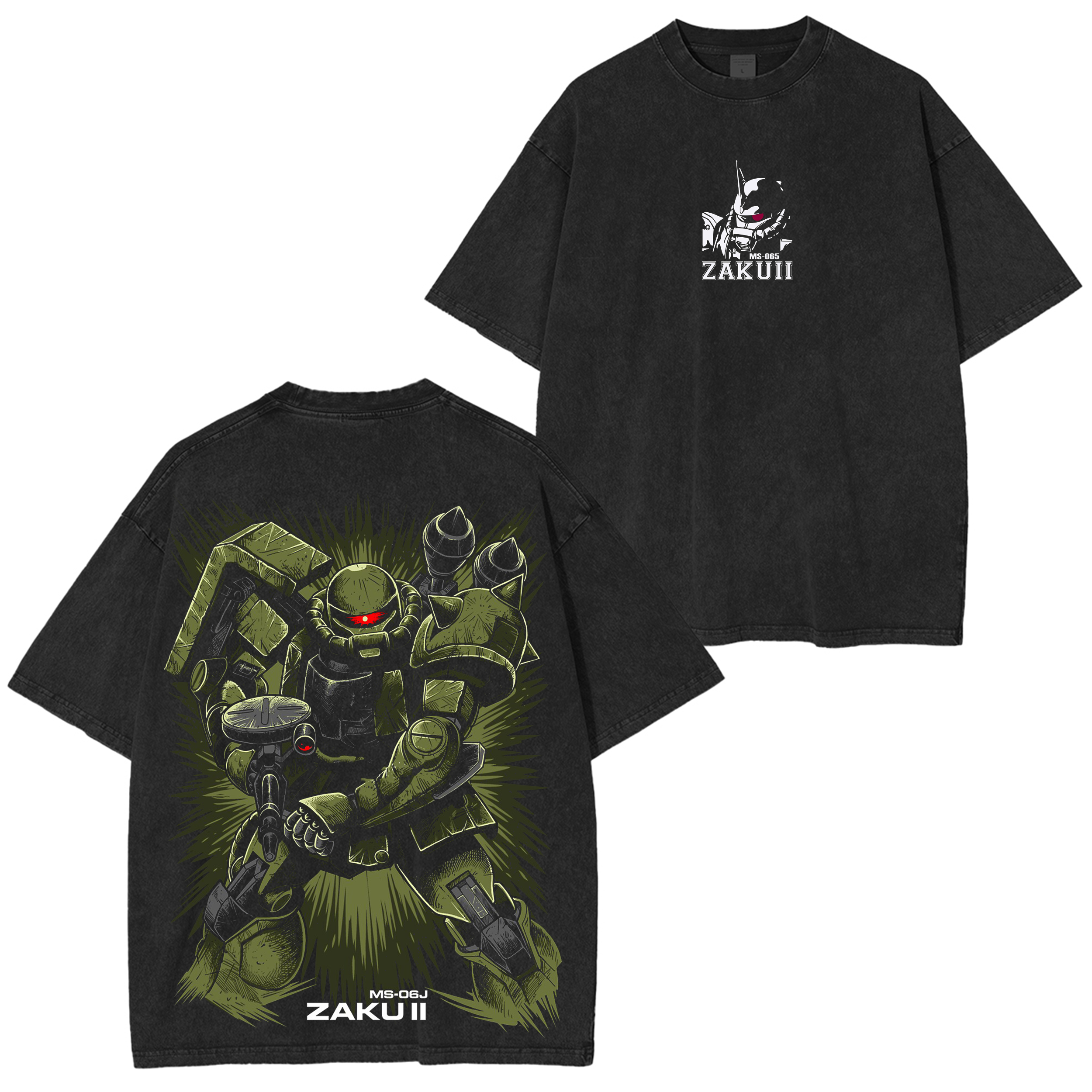 Gundam RX-78 Mobile Suit Vintage Unisex Washed T-Shirt