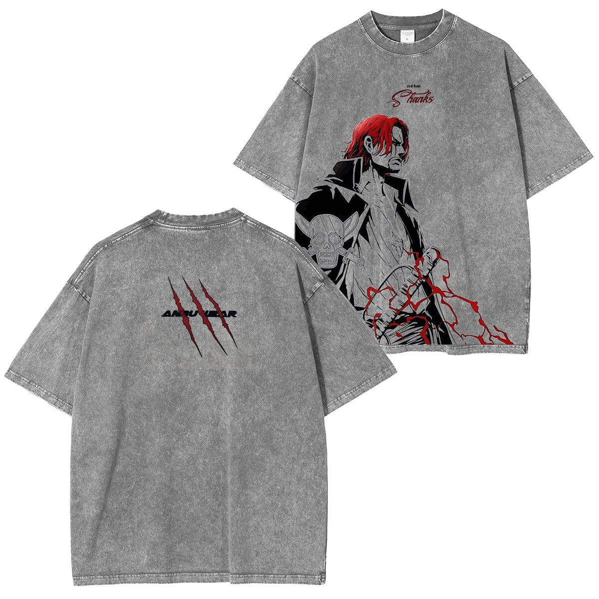 Project Kaos Anime One Piece Yonkou Akagami N Shirt