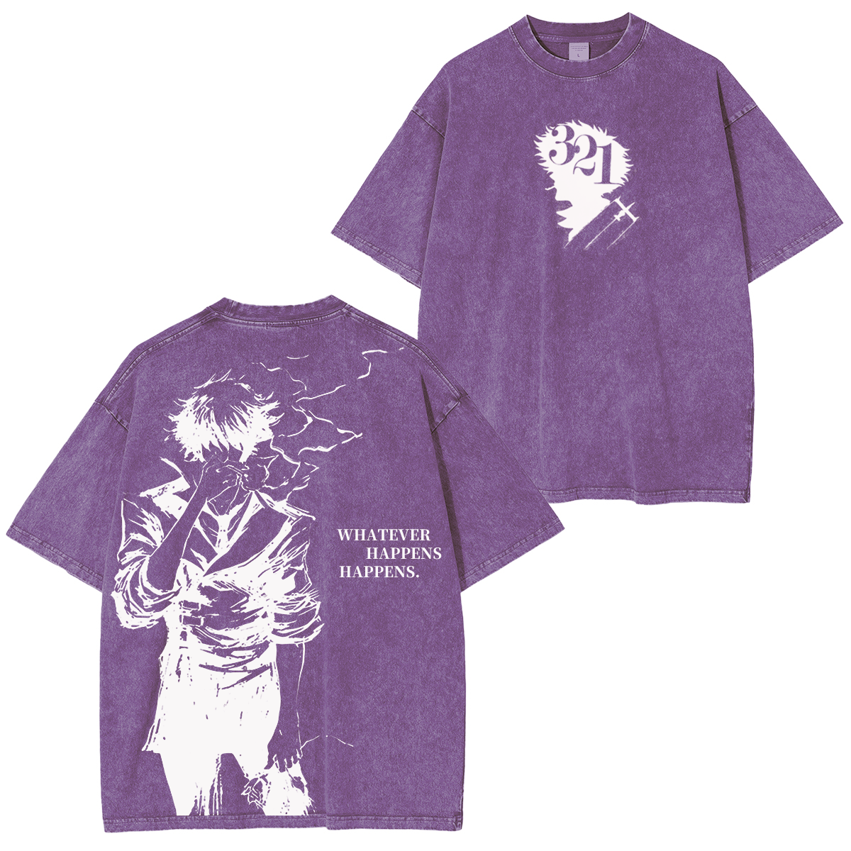 Cowboy Bebop Spike Spiegel Vintage T-Shirt (gewaschen)