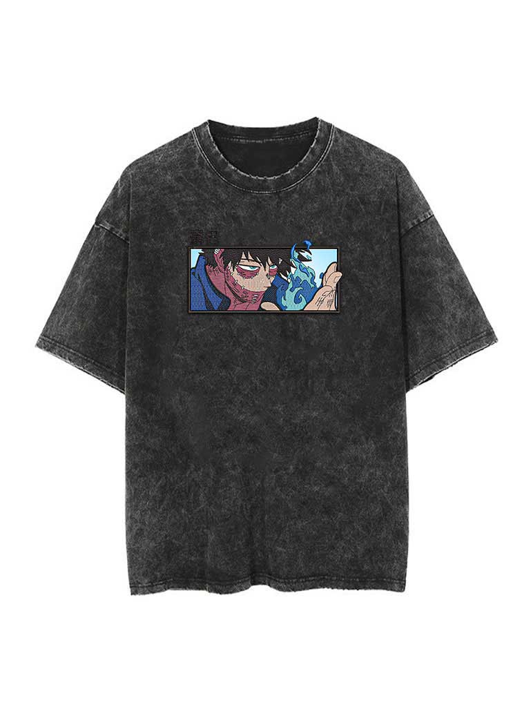 Dabi Stickerei-T-Shirt
