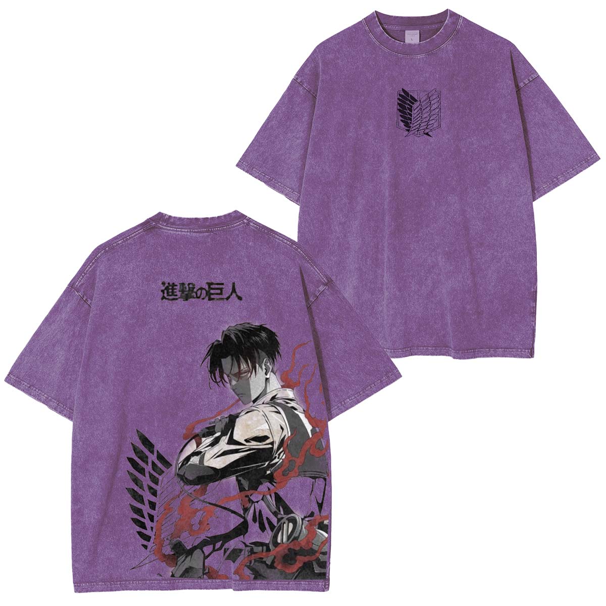 Levi Ackerman Vintage T-Shirt (gewaschen)