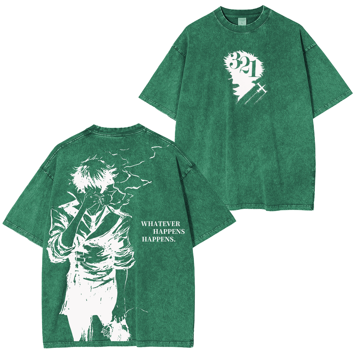 Cowboy Bebop Spike Spiegel Vintage T-Shirt (gewaschen)