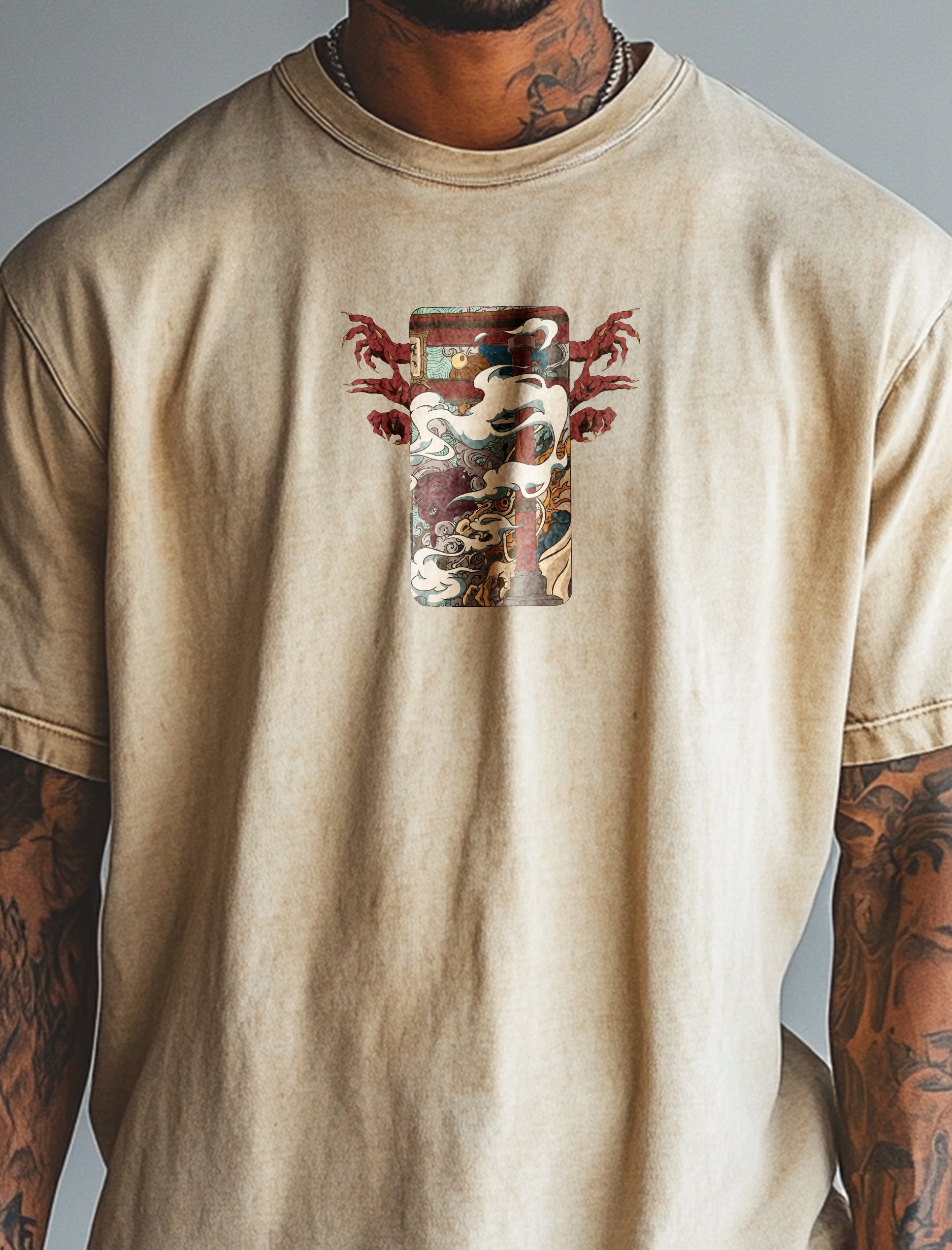 Cursed Mastery JJK Vintage-T-Shirt