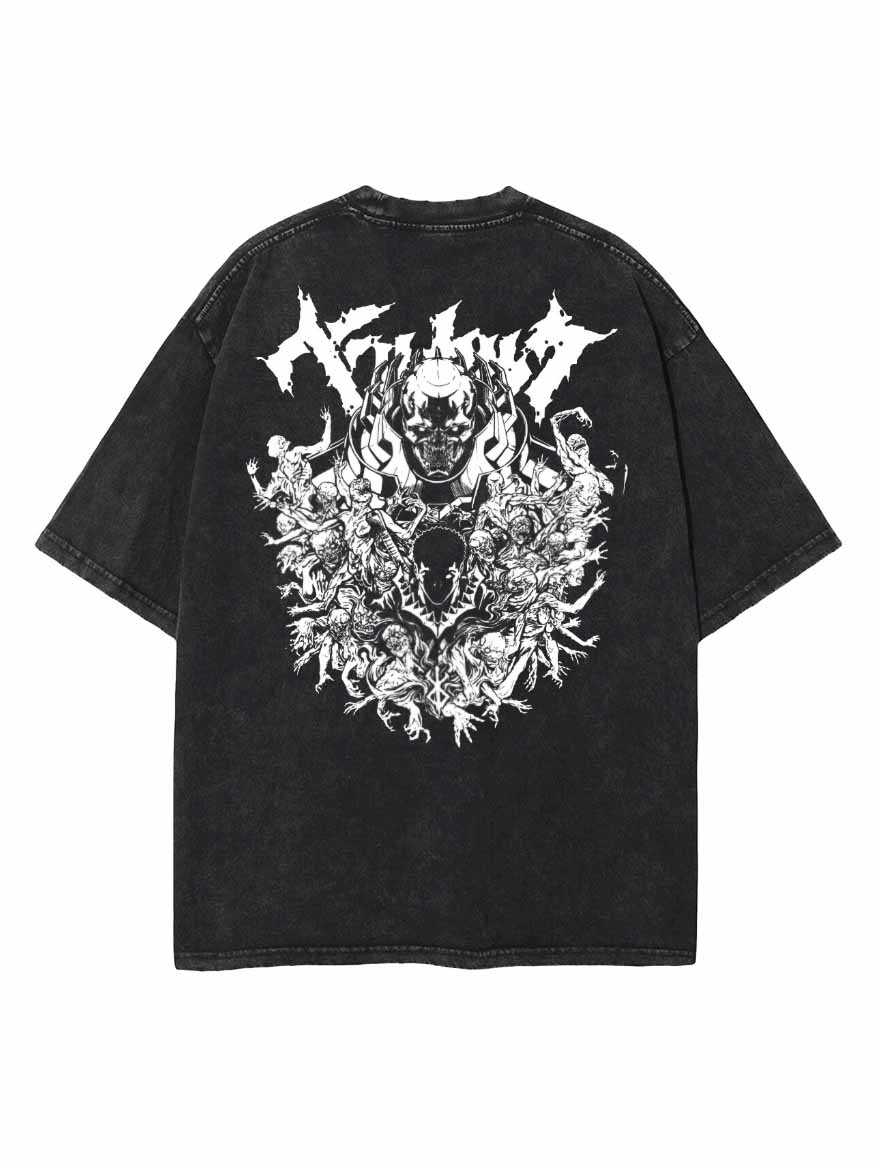 Skull Knight 2-seitiges Vintage-T-Shirt