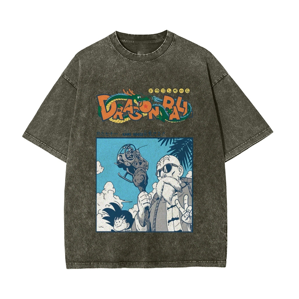 MASTER ROSHI Vintage Oversized T-Shirt | DRAGON BALL SUPER