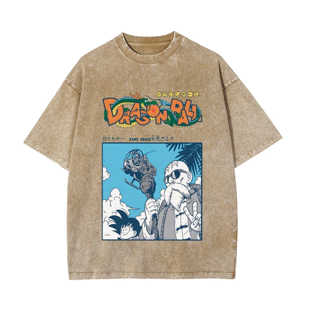 MASTER ROSHI Vintage Oversized T-Shirt | DRAGON BALL SUPER