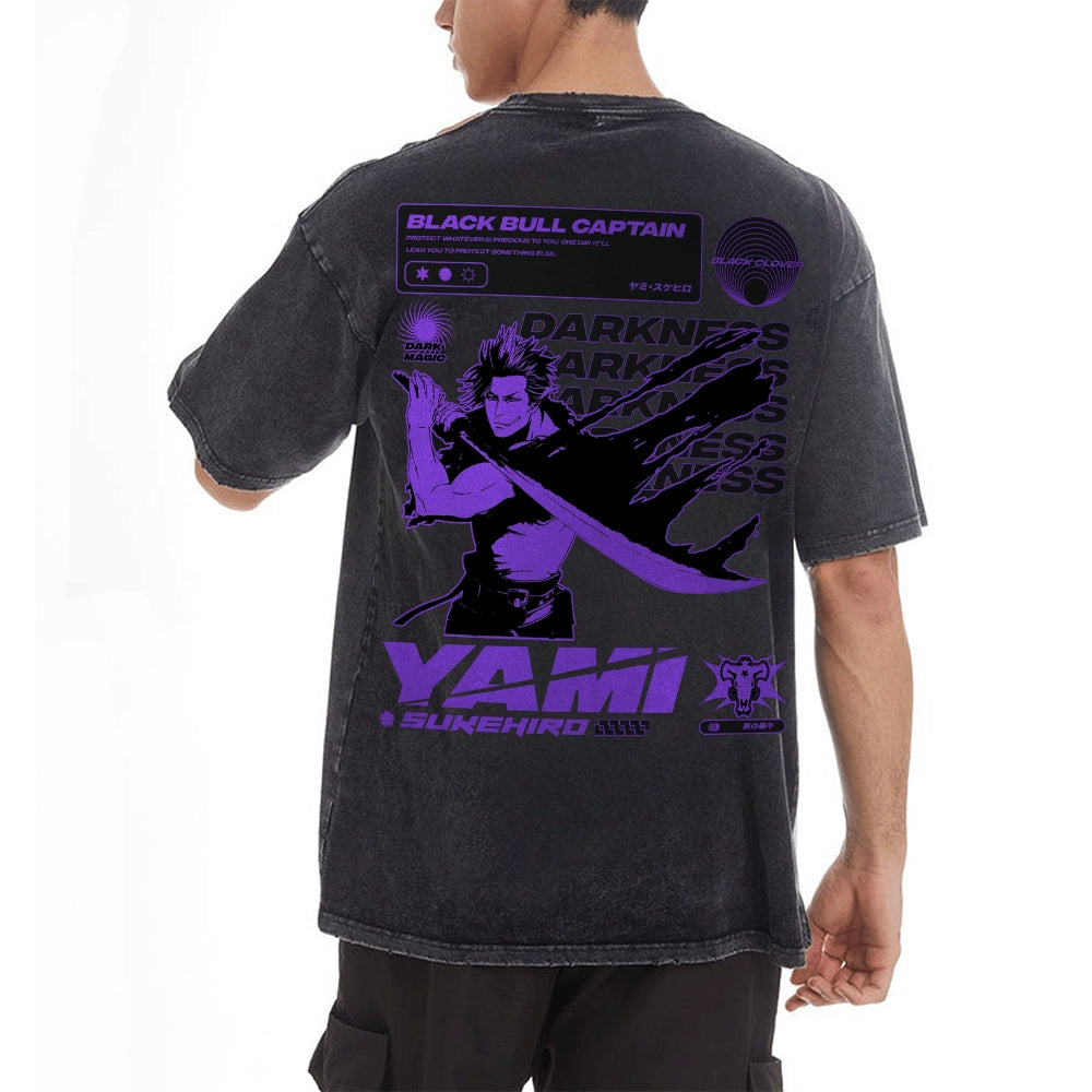 Yami Vintage Oversized T-Shirt | Black Clover