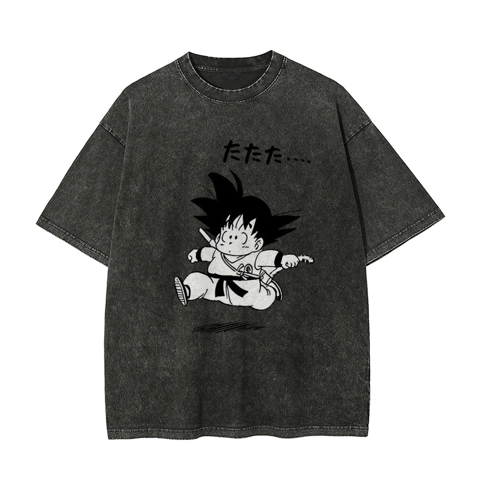 Q EDITION  GOKU Vintage T-Shirt | DRAGON BALL SUPER