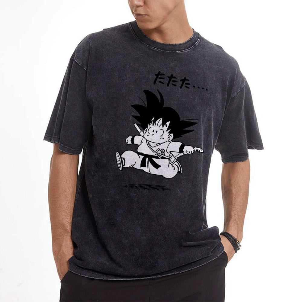 Q EDITION  GOKU Vintage T-Shirt | DRAGON BALL SUPER