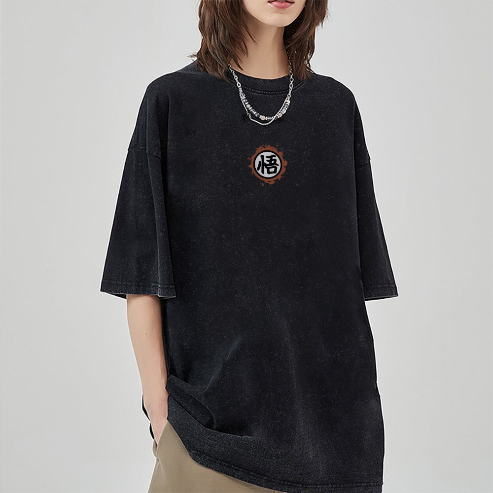 Son Goku Vintage Oversized T-Shirt | Dragon Ball Super