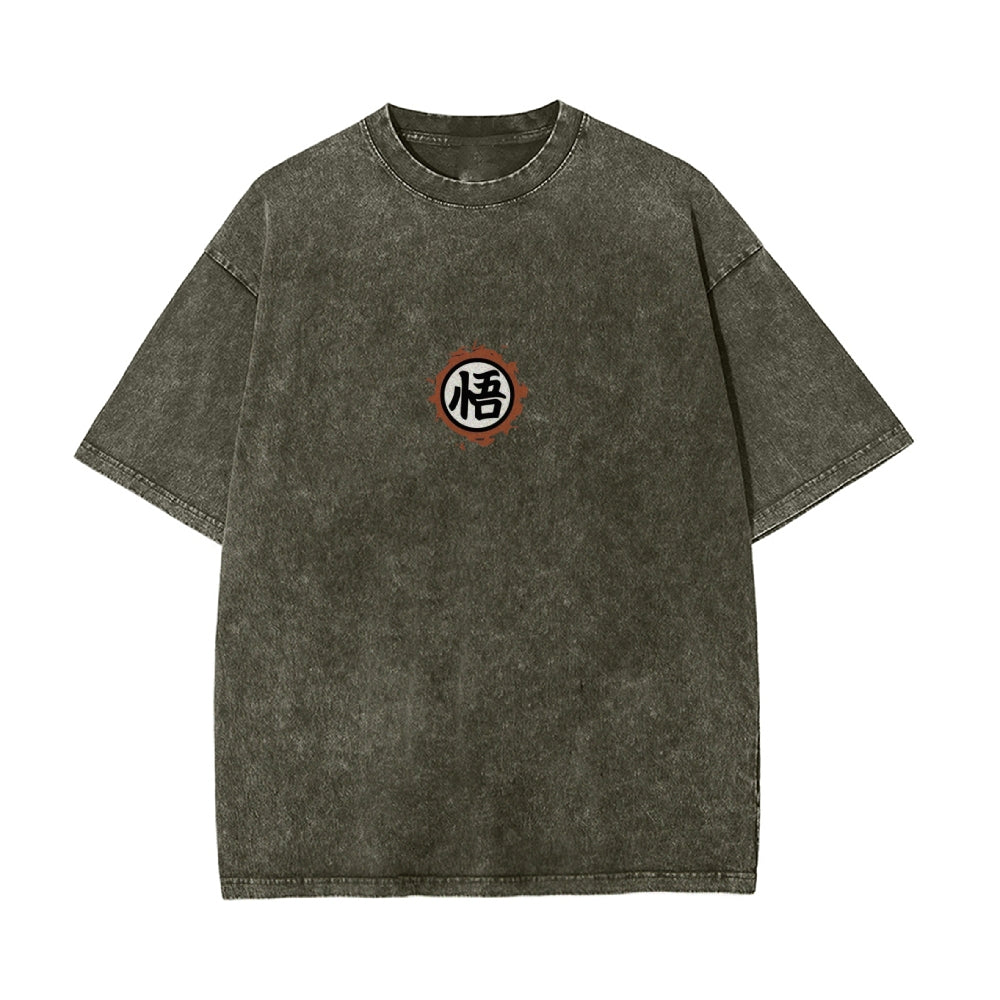 Son Goku Vintage Oversized T-Shirt | Dragon Ball Super