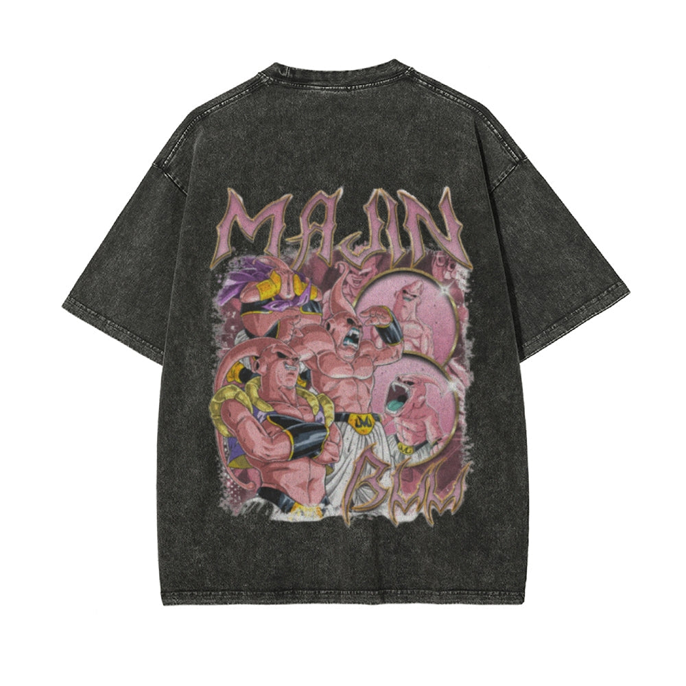 Majin Buu Vintage Oversized T-Shirt | Dragon Ball Super