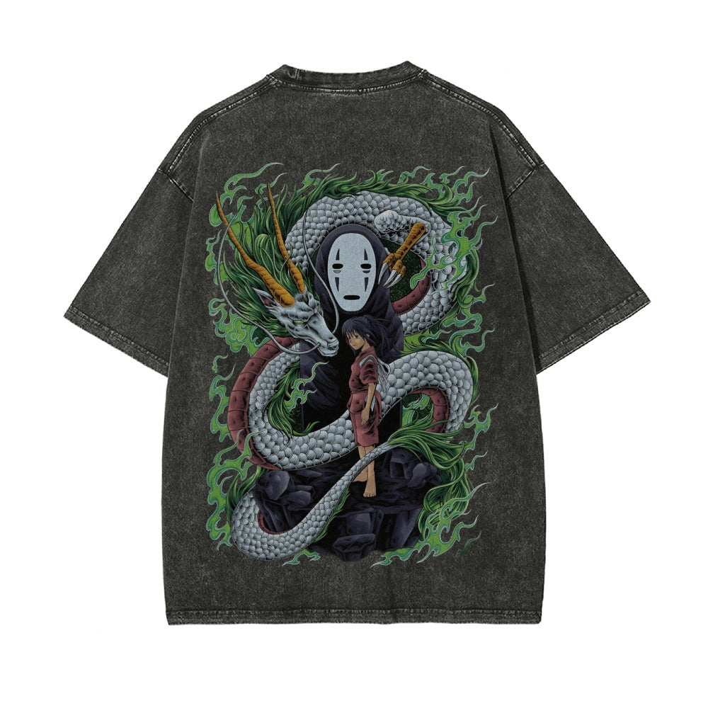 Vintage Oversized T-Shirt|Spirited Away