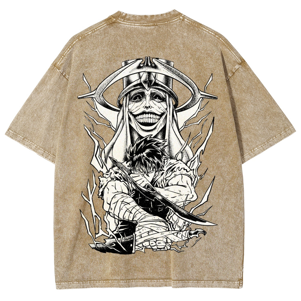 Solo Leveling Unisex-T-Shirt, gewaschen