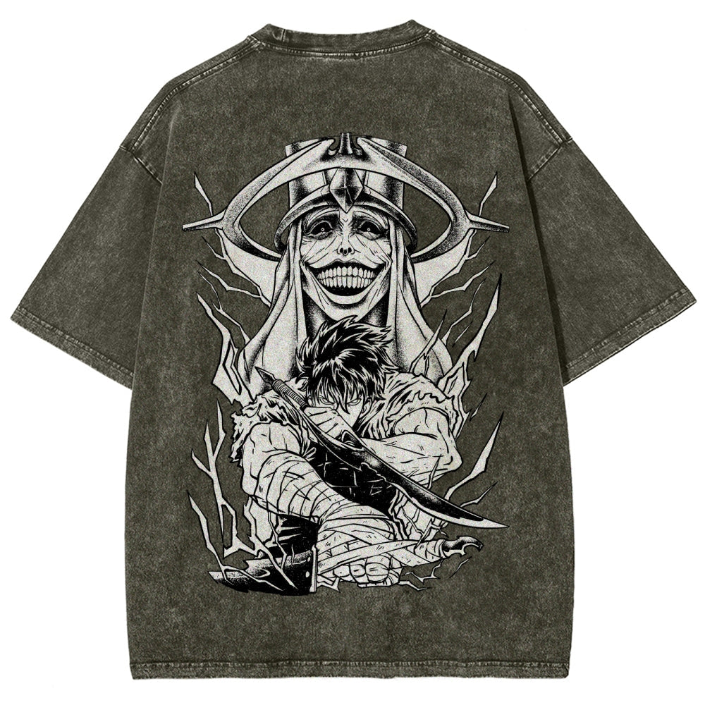 Solo Leveling Unisex-T-Shirt, gewaschen