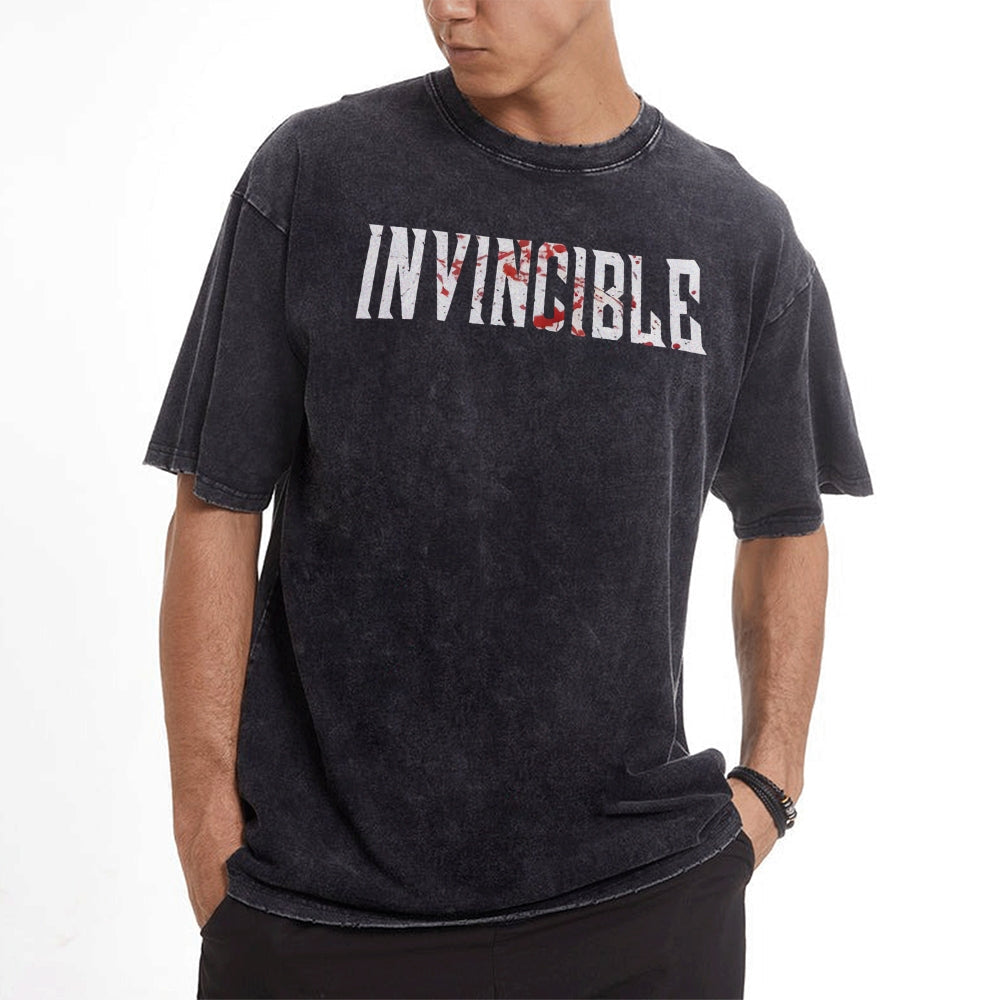 Vintage Oversized T-Shirt Invincible