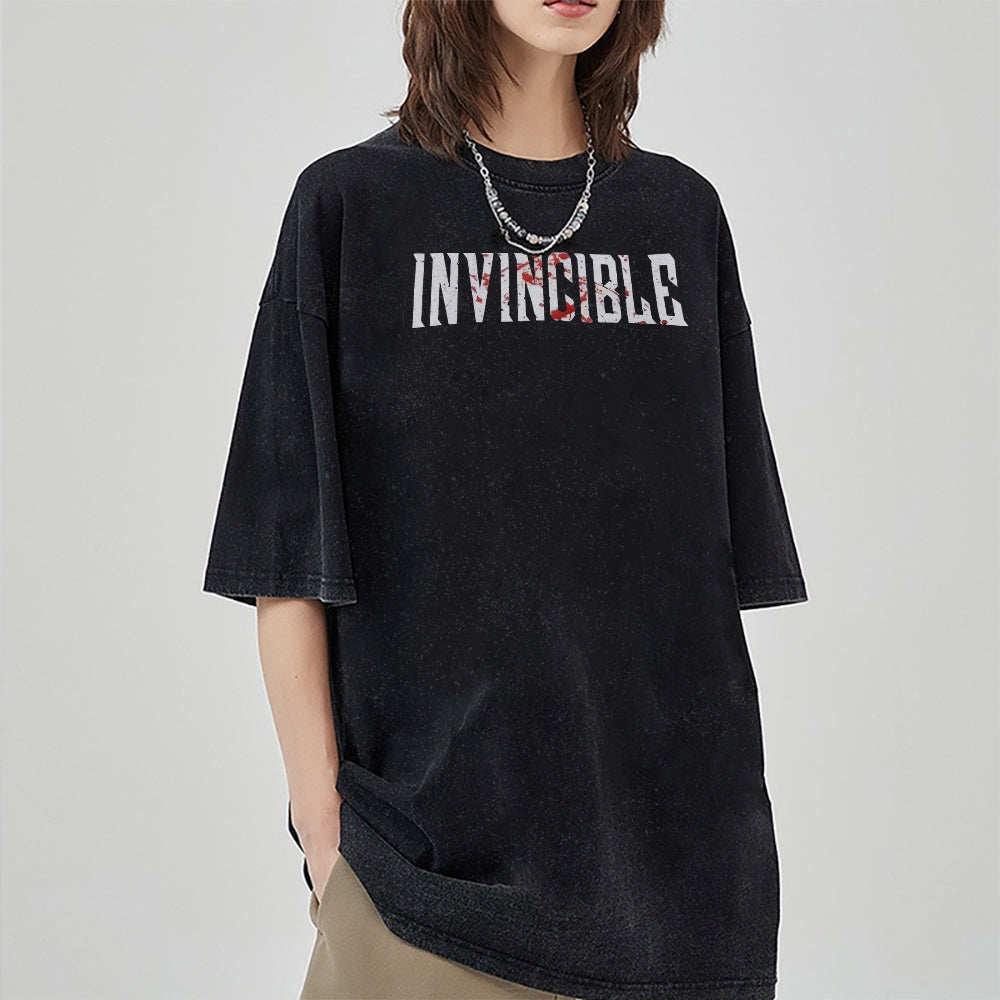 Vintage Oversized T-Shirt Invincible