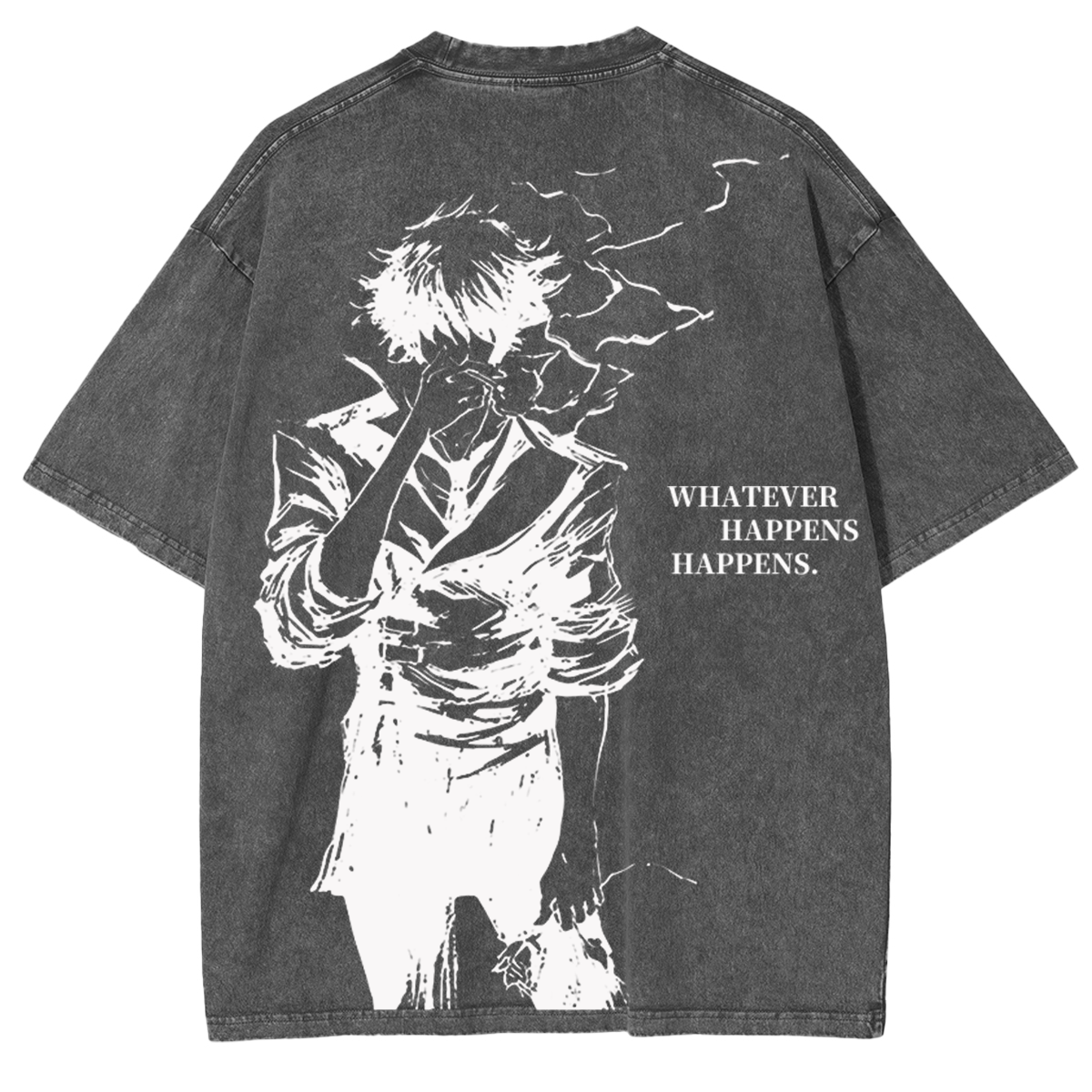 Cowboy Bebop Spike Spiegel Vintage T-Shirt (gewaschen)