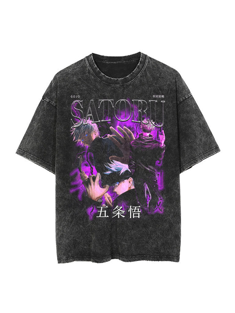Gojo Cursed Energy Vintage-T-Shirt