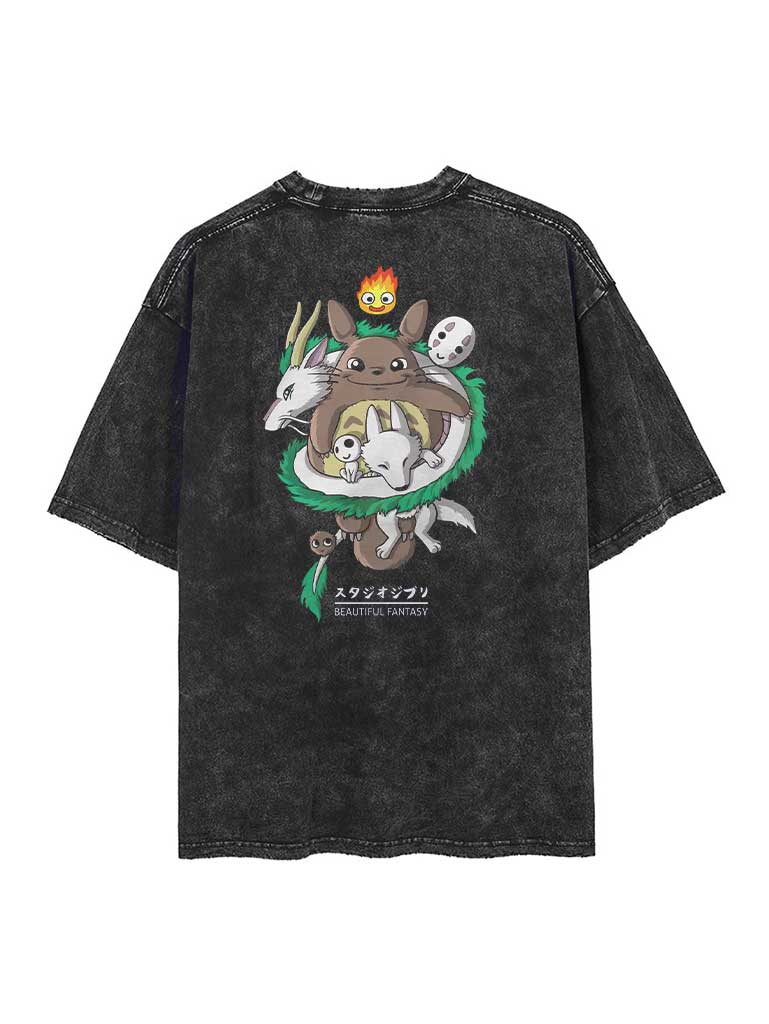 Spirited Away V2 2-seitiges Vintage-T-Shirt