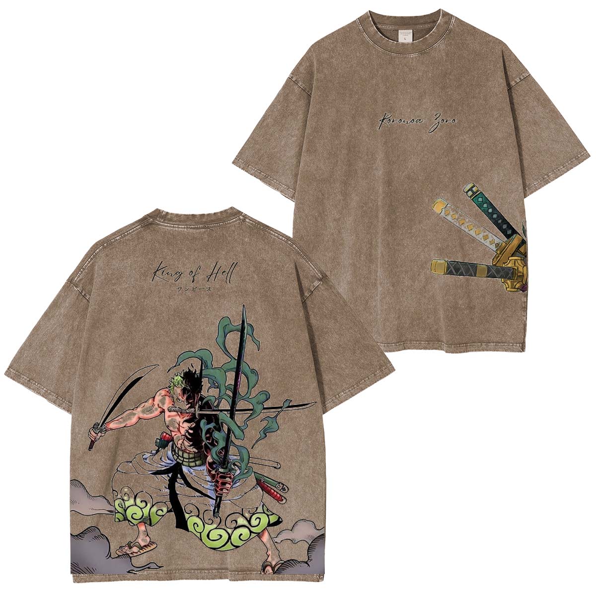 One Piece Roronoa Zoro Anime T-Shirt