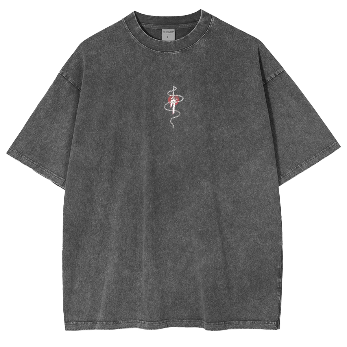 The Sorcerer Killer "Toji Fushiguro" Jujutsu Kaisen Anime Manga Acid Washed Leichtes Oversize-T-Shirt aus schwerer Baumwolle