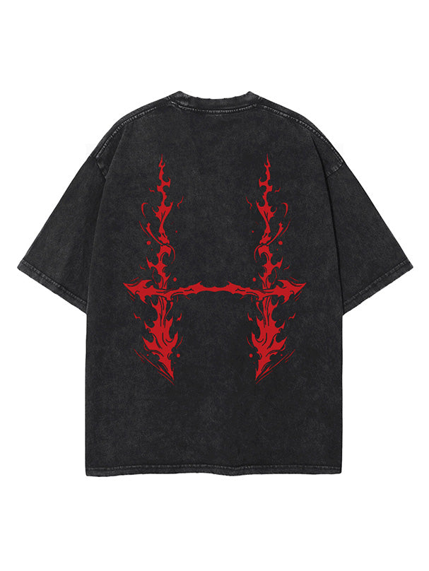 Choso Arrows 2-seitiges Vintage-T-Shirt