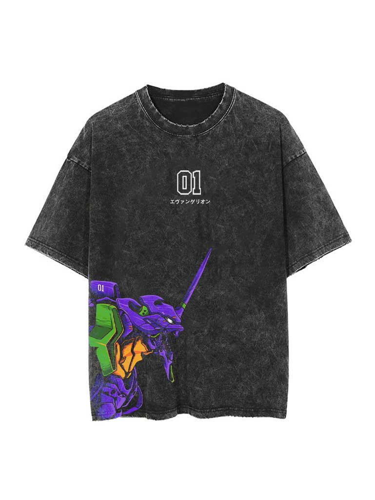 Vintage-T-Shirt „Eva Unit-01“