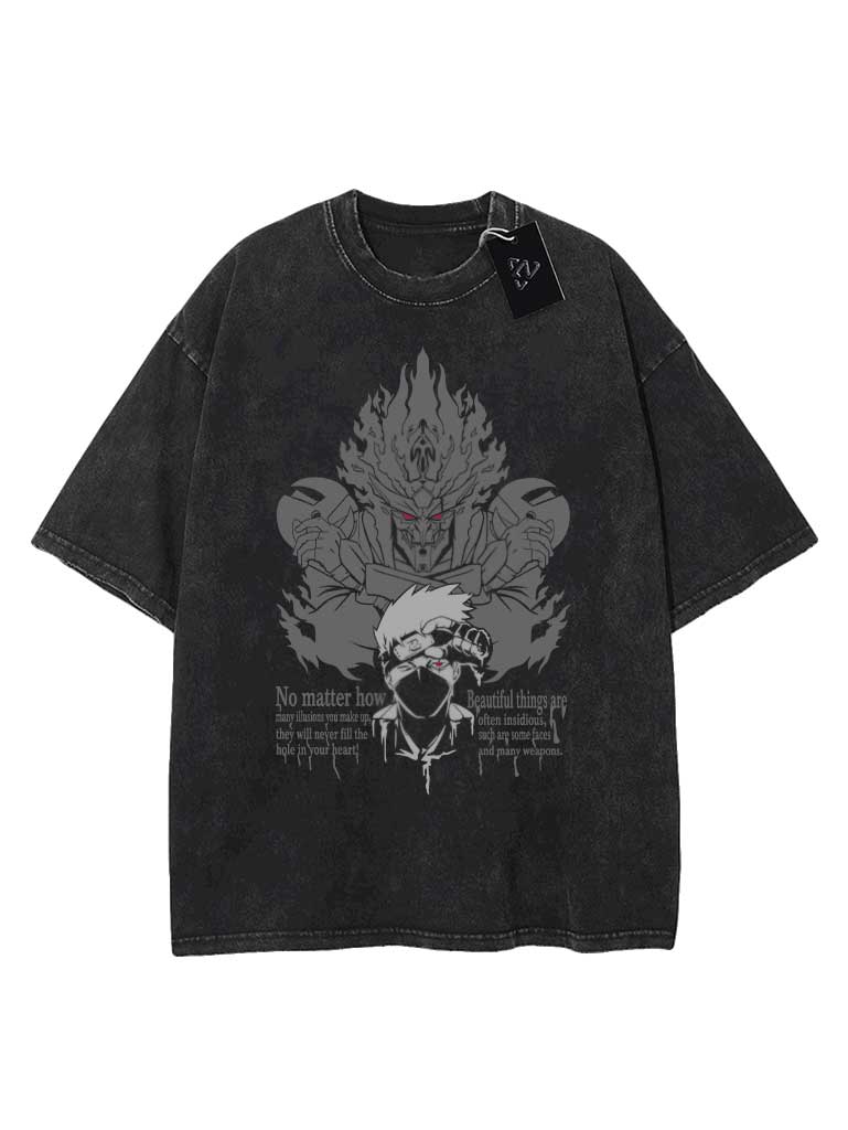 Kakashi Reflective Vintage-T-Shirt