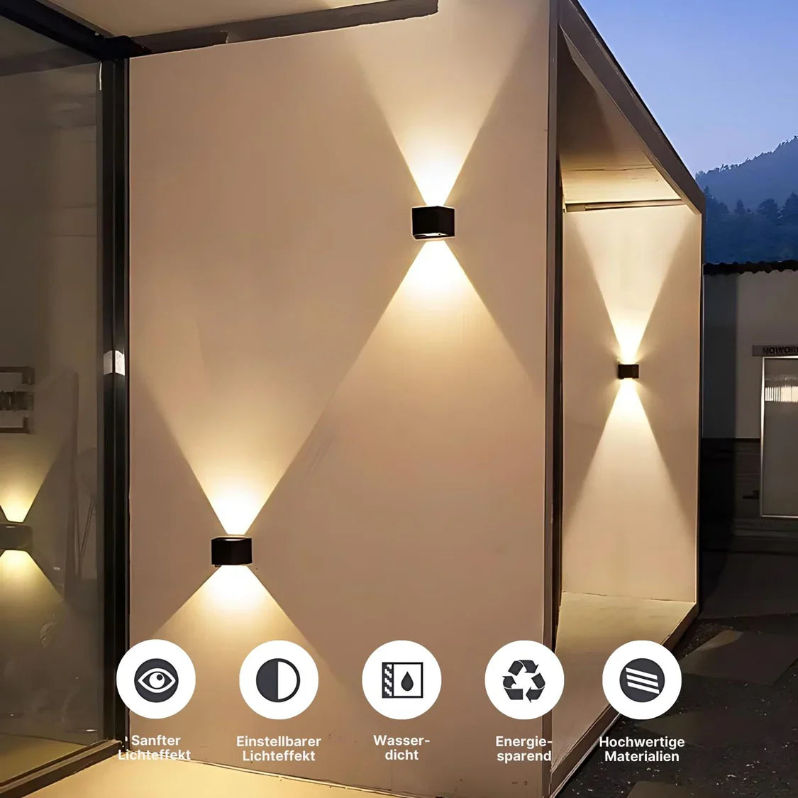 Drahtlos Luxus-Wandleuchte