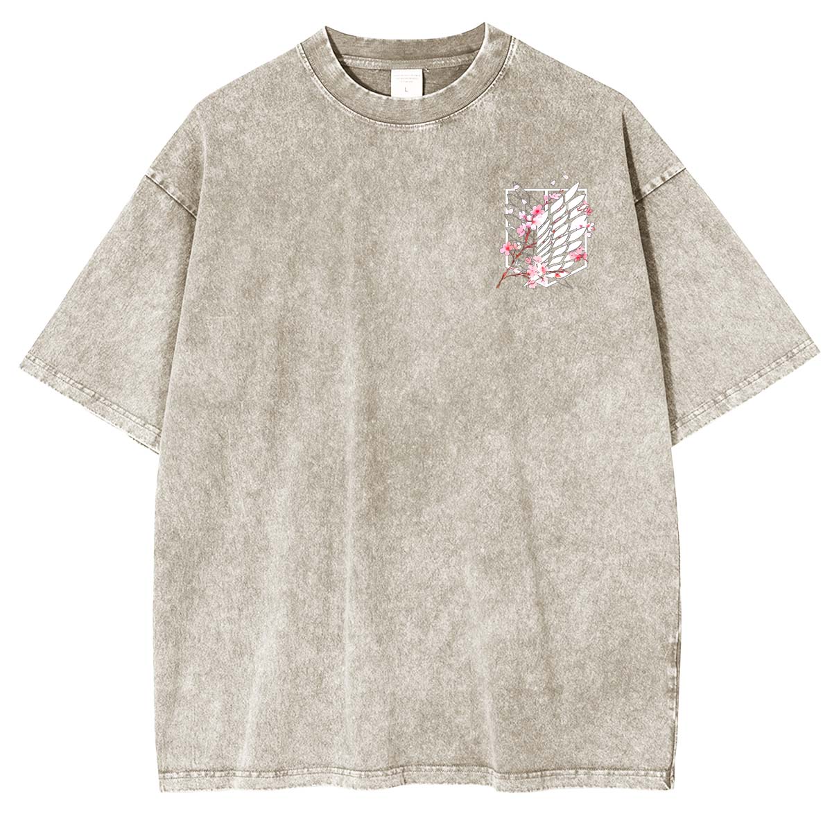 Wings of Freedom AOT Vintage Washed Unisex T-Shirt