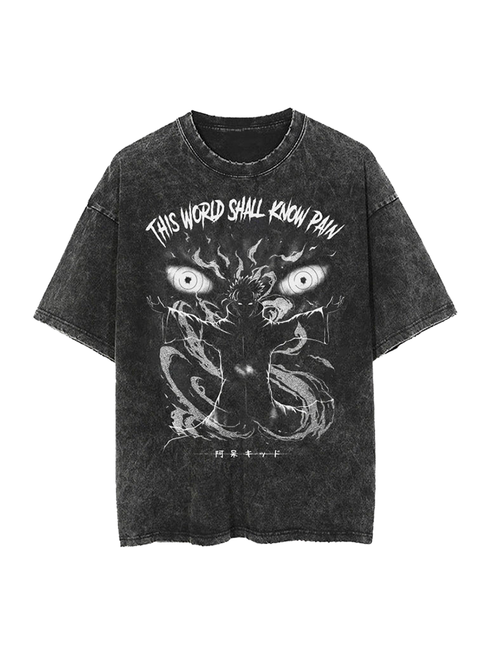 Pain's World Reflective Vintage-T-Shirt