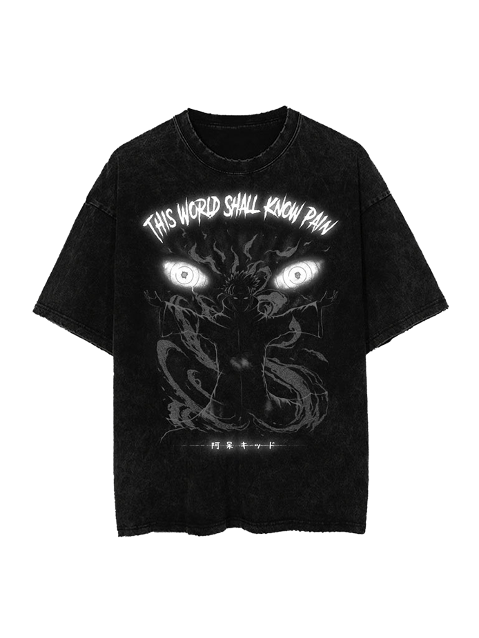 Pain's World Reflective Vintage-T-Shirt