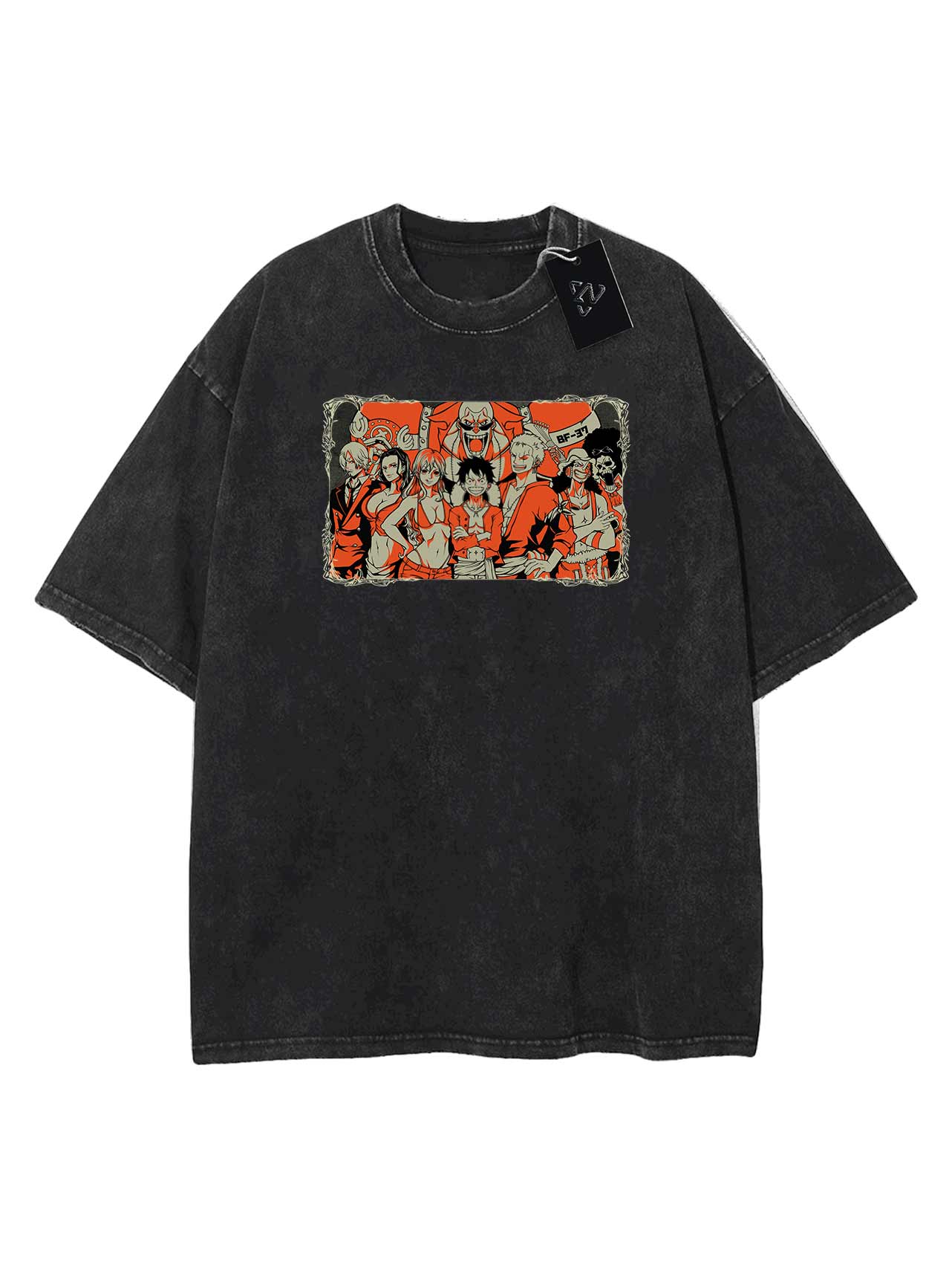 Strohhüte 2-seitiges Vintage-T-Shirt