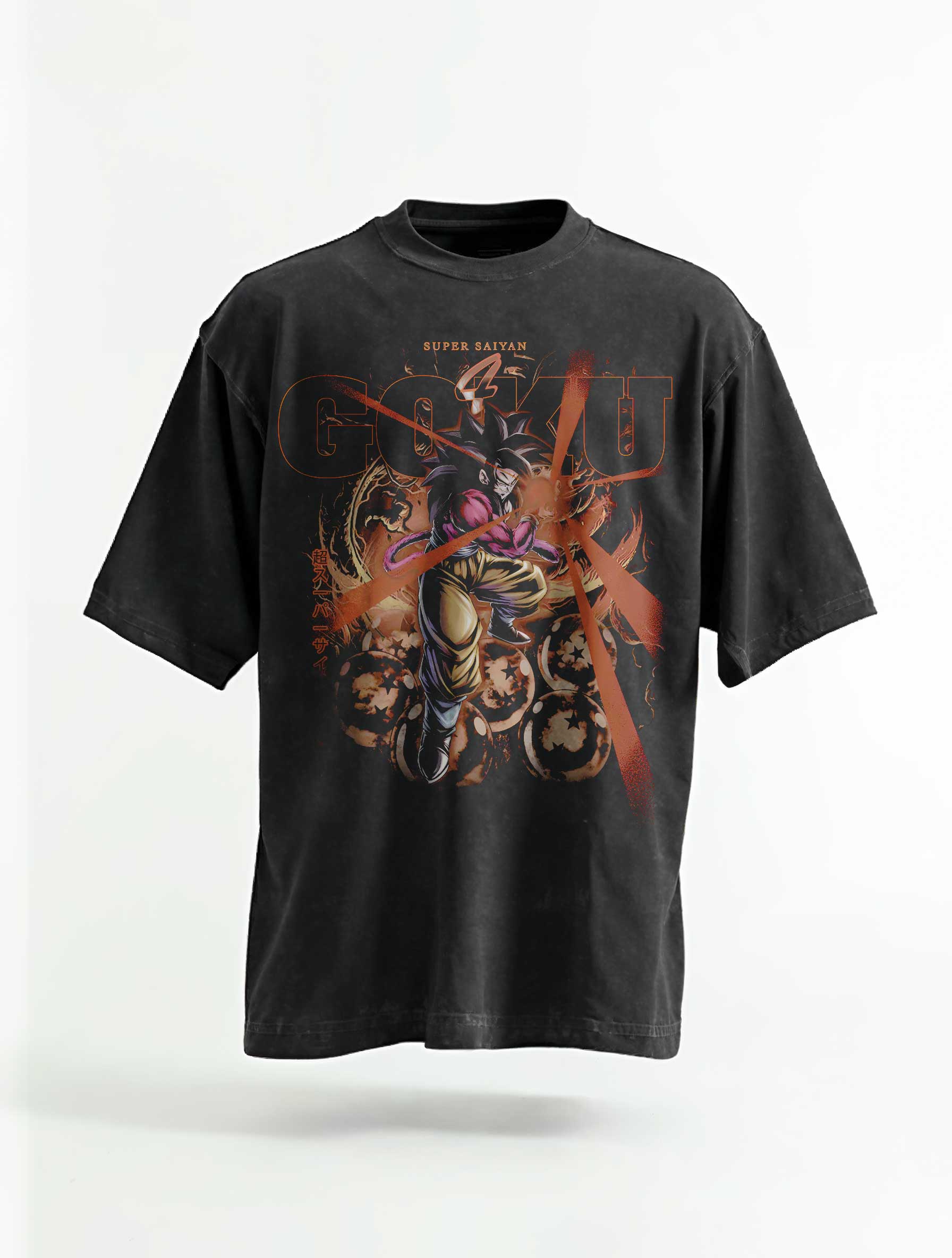SS4 Goku Vintage-T-Shirt